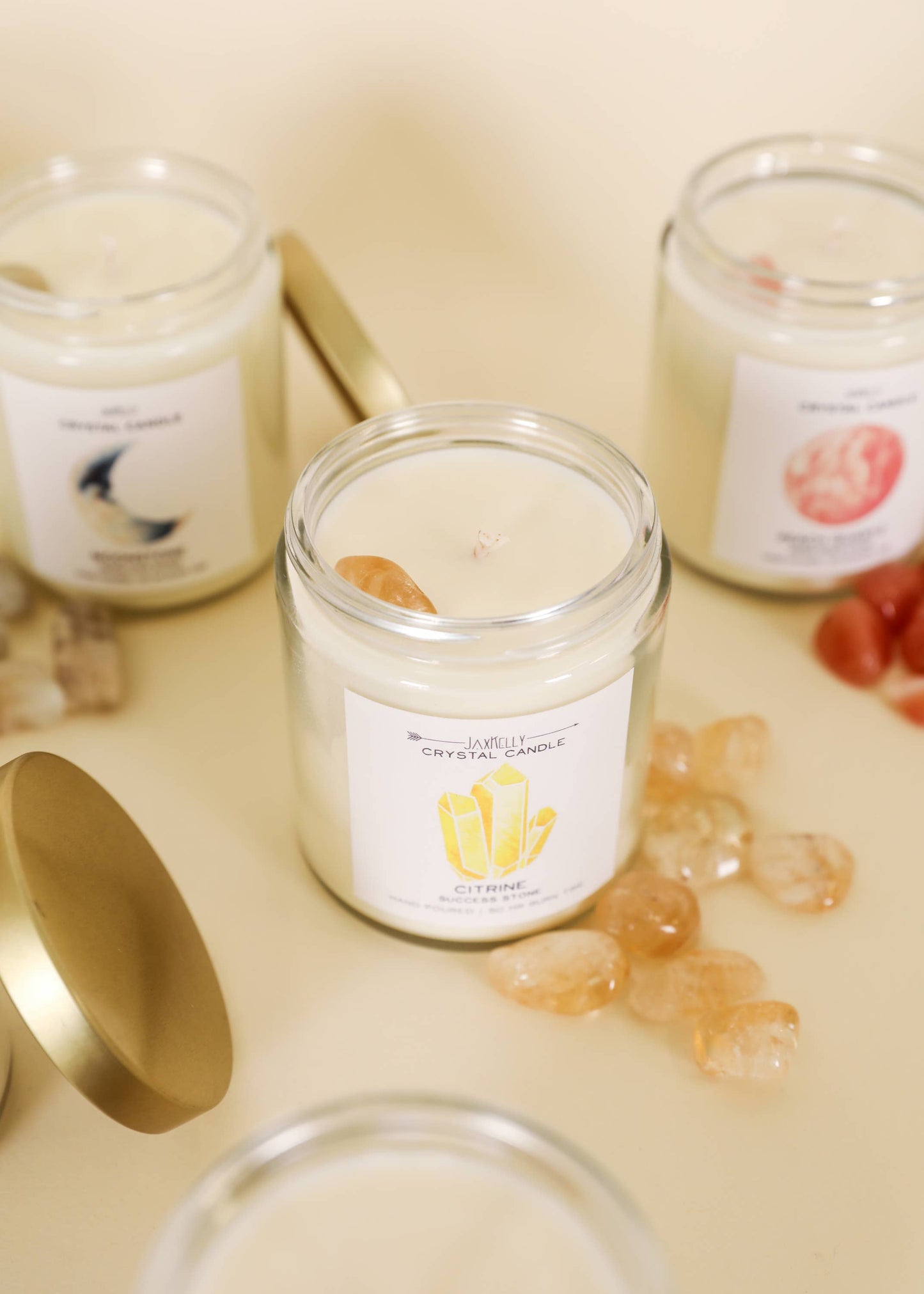 Crystal Candles - Citrine