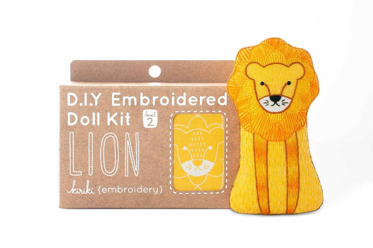 Lion - Embroidery Kit