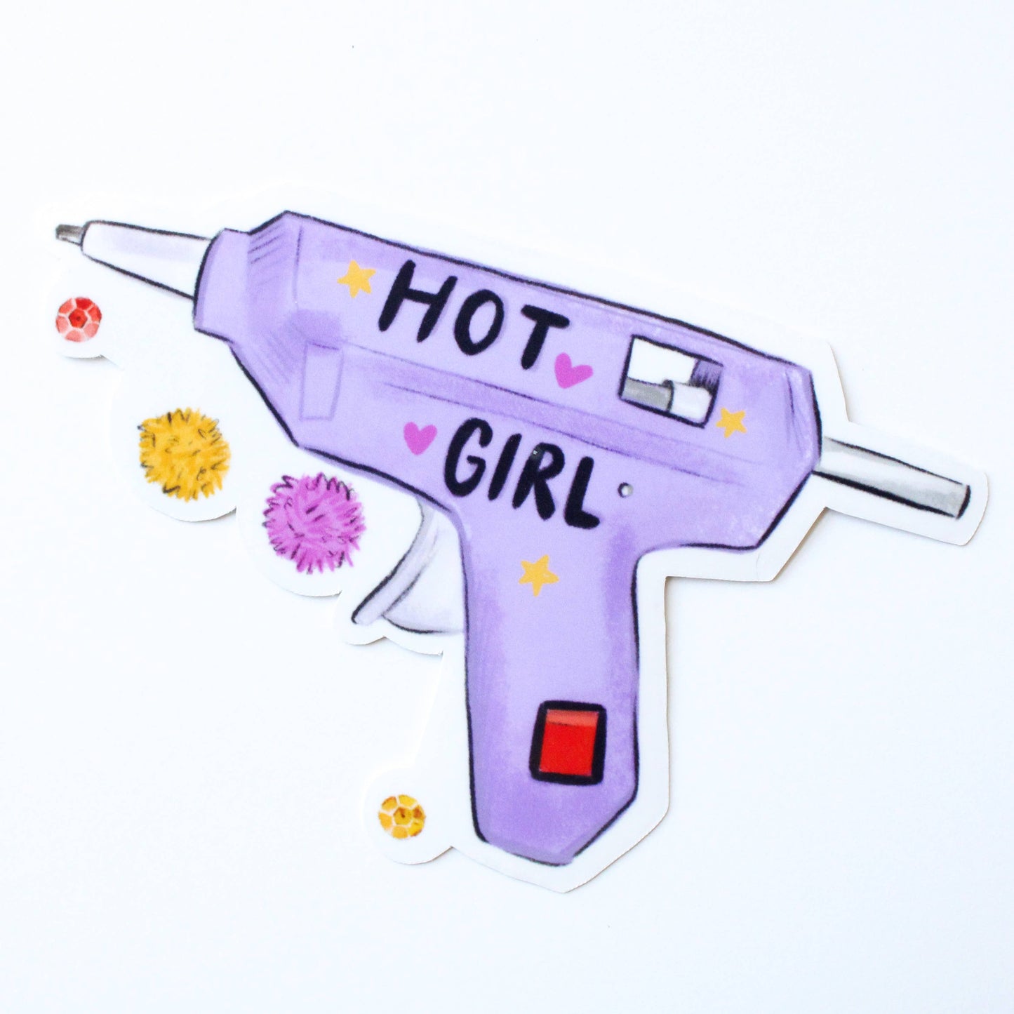 Hot Girls Craft Vinyl Sticker