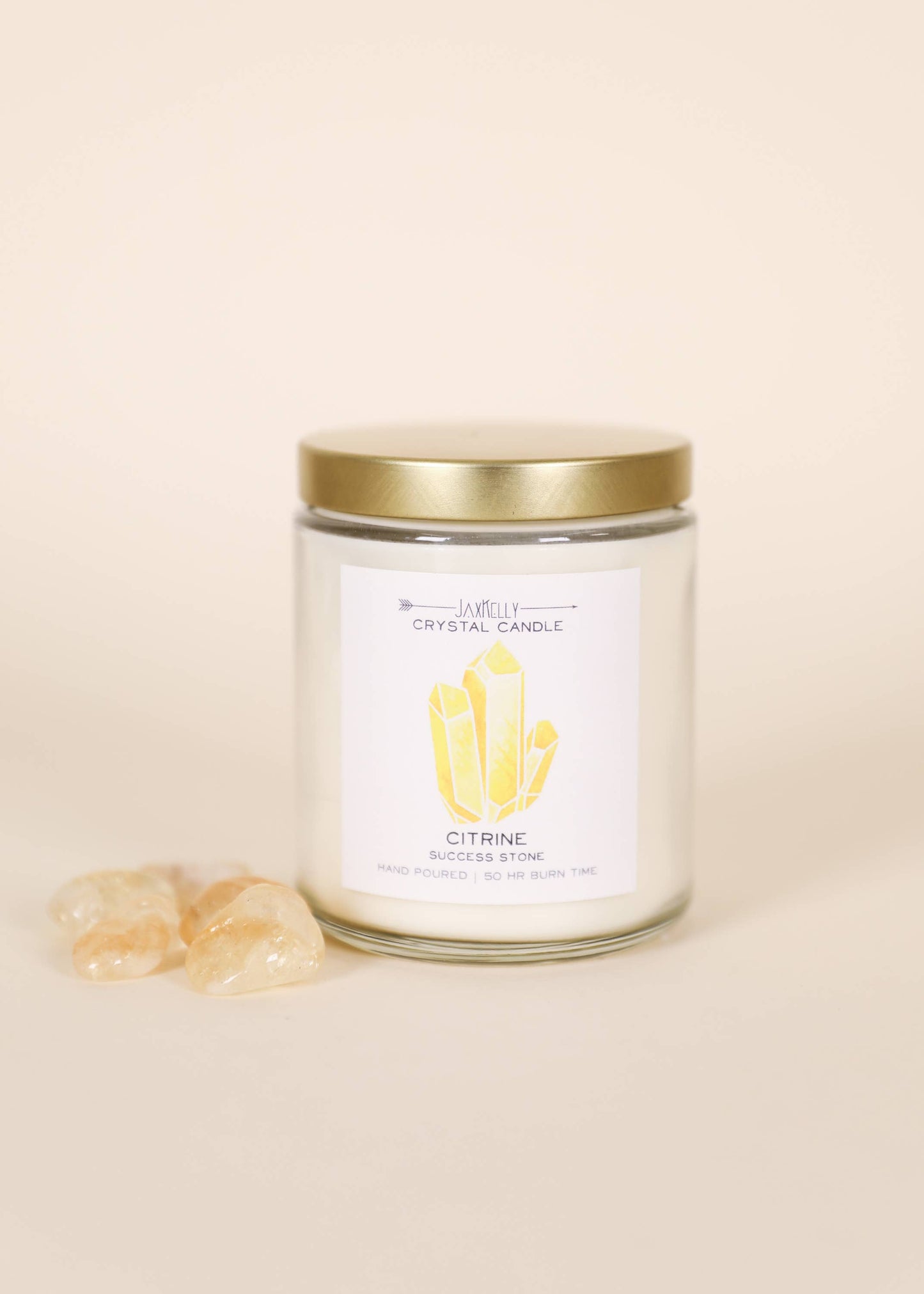 Crystal Candles - Citrine