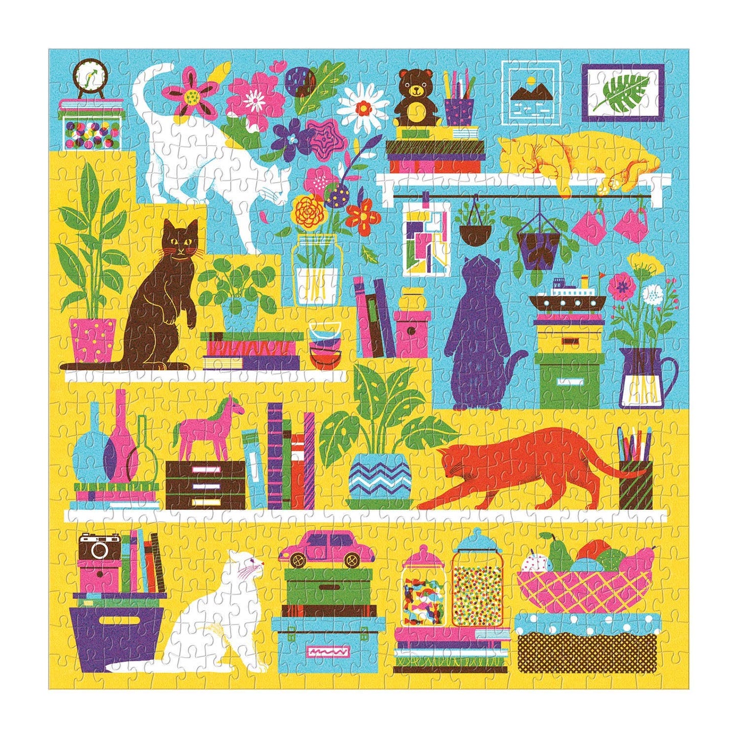 Curious Cats 500 Piece Puzzle