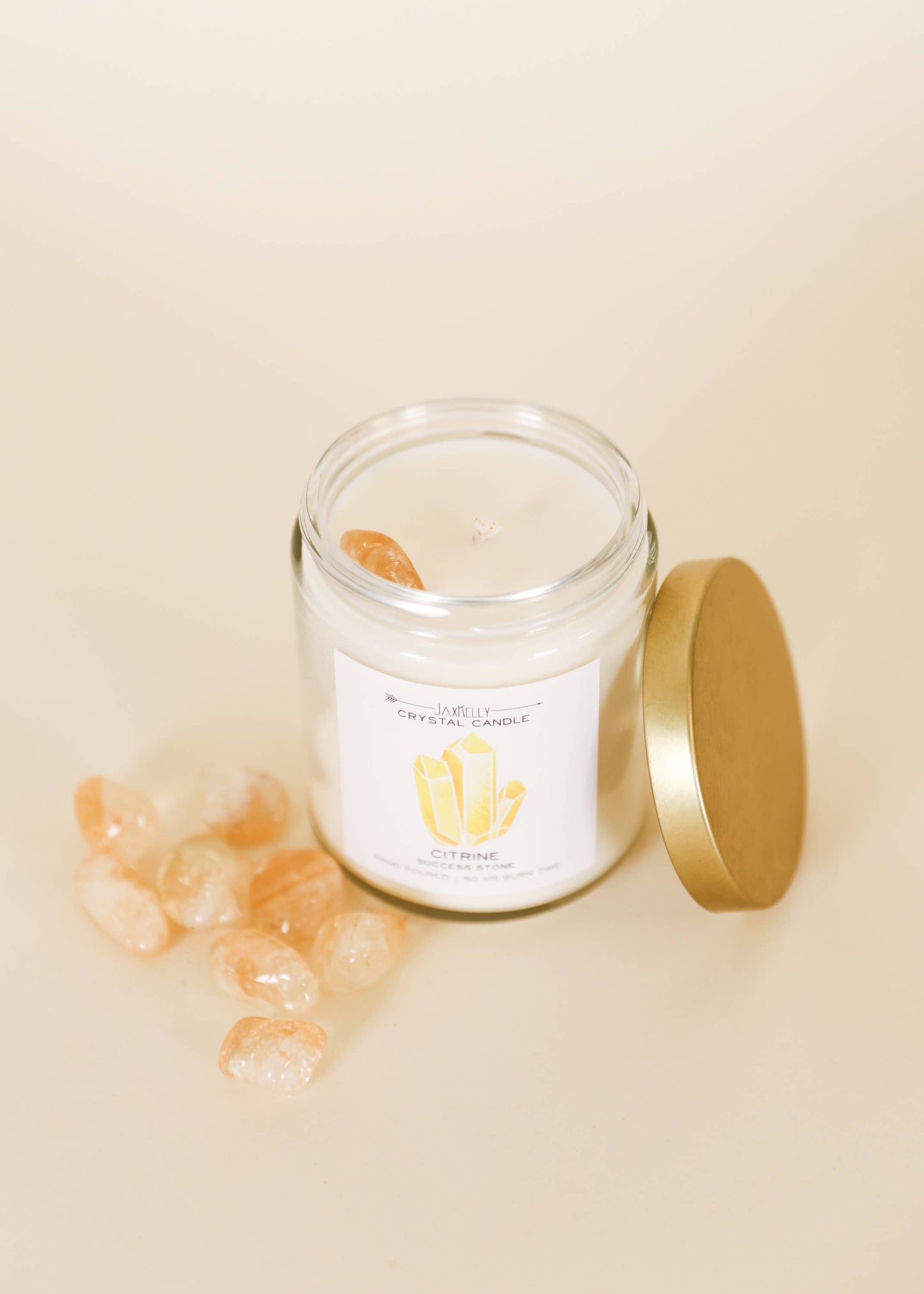 Crystal Candles - Citrine