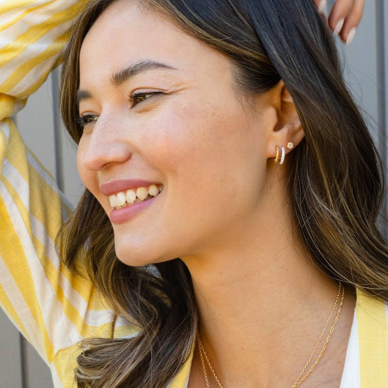 Daisy Crystal Stud Earrings