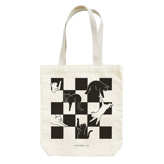 Checker Cats Tote