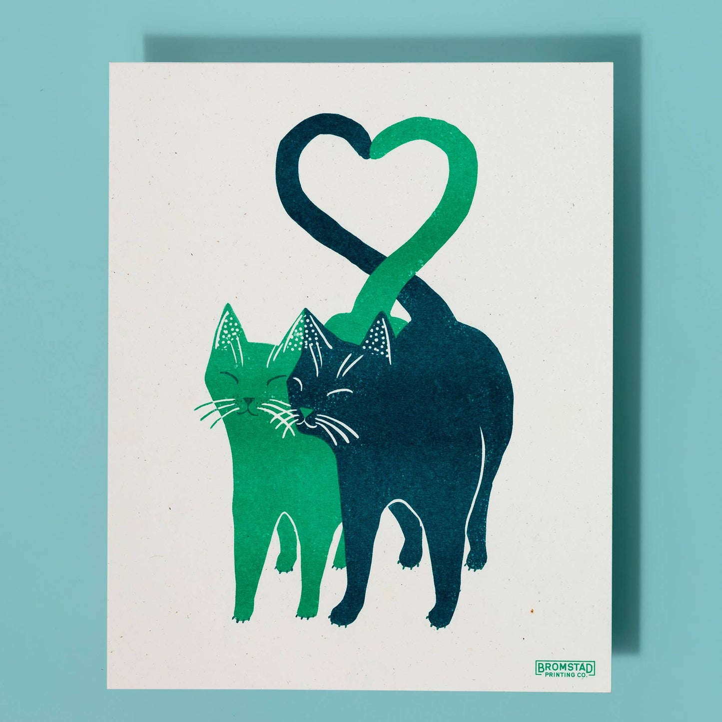 Love Cats - Risograph Print