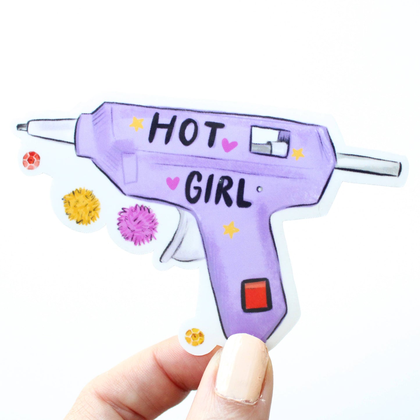 Hot Girls Craft Vinyl Sticker