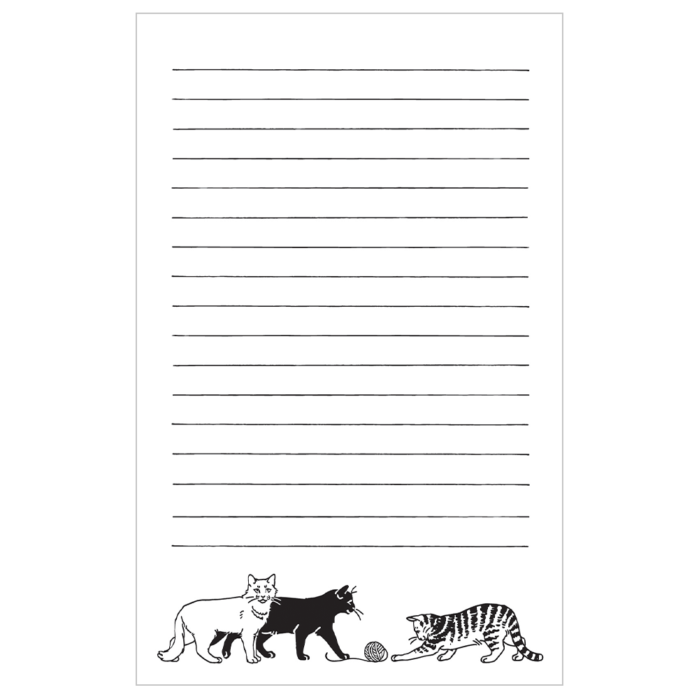 Cats At Play Notepad