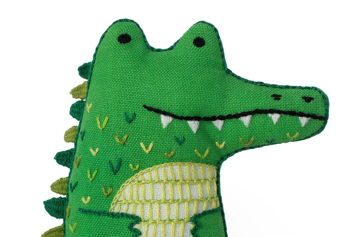 Alligator - Embroidery Kit