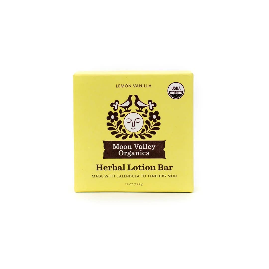 Lemon Vanilla Herbal Lotion Bar