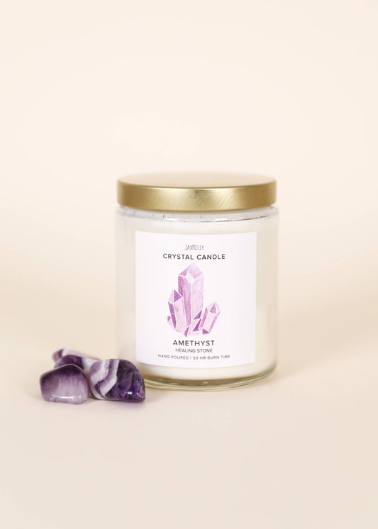 Crystal Candles - Amethyst