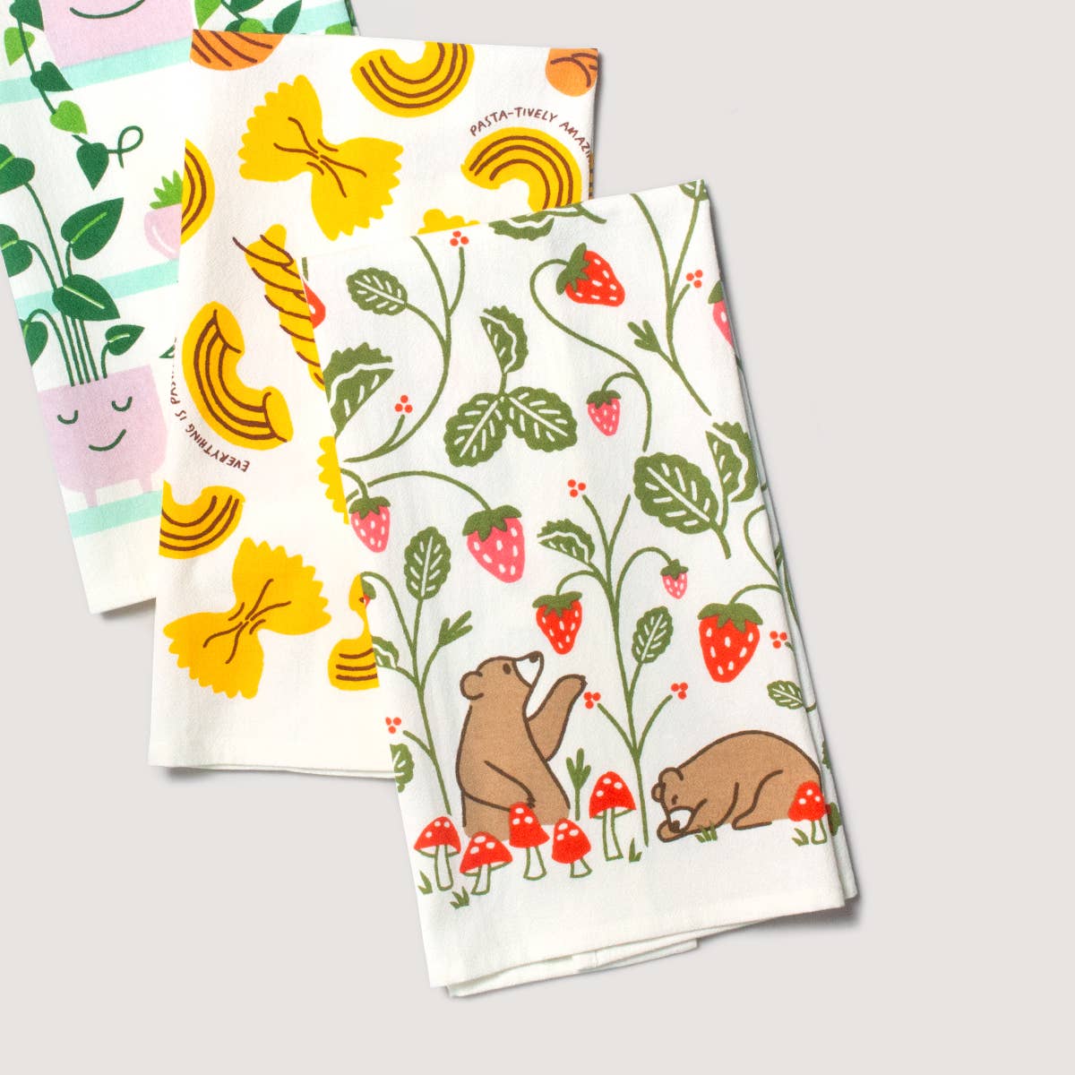 Berry Bears Tea Towel