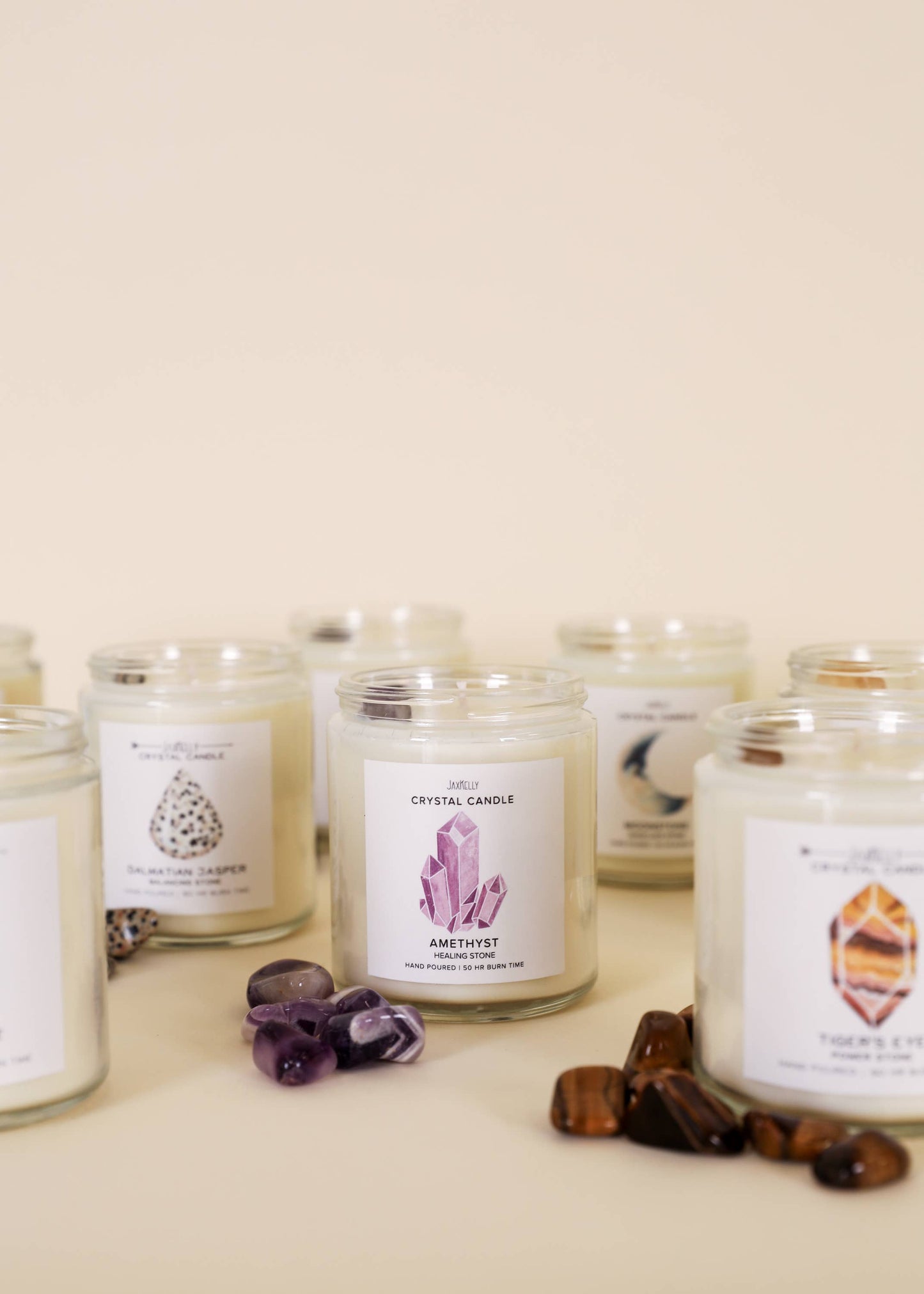 Crystal Candles - Amethyst