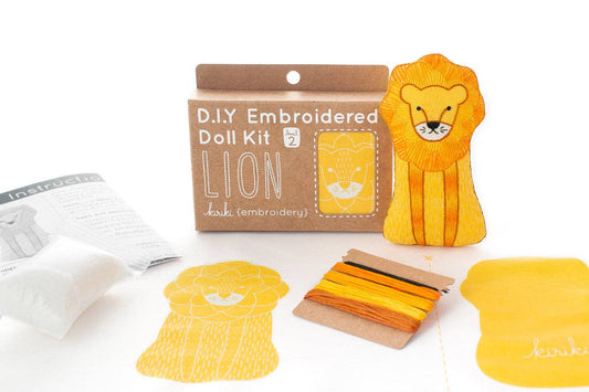 Lion - Embroidery Kit