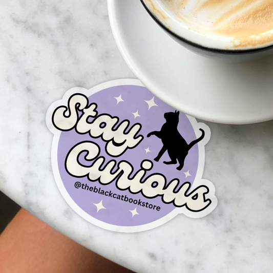 "Stay Curious" Die Cut Sticker